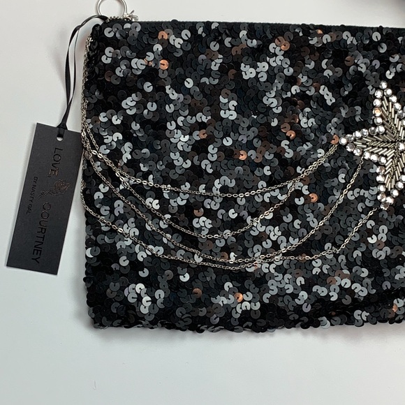 COURTNEY LOVE X NASTY GAL STAR BAR CLUTCH - Picture 2 of 7
